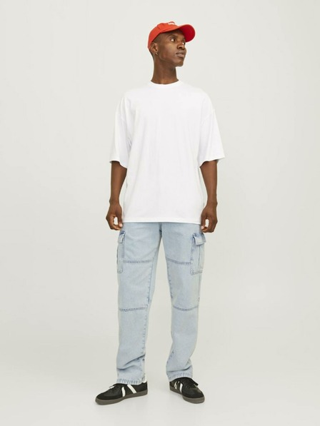 Jack & Jones Svetlo modre moške kavbojke ravnega kroja Jack & Jones Eddie
