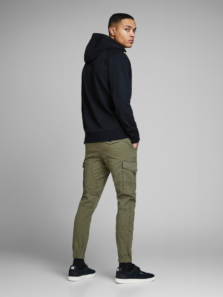 Jack & Jones Zelene moške hlače Jack & Jones Paul
