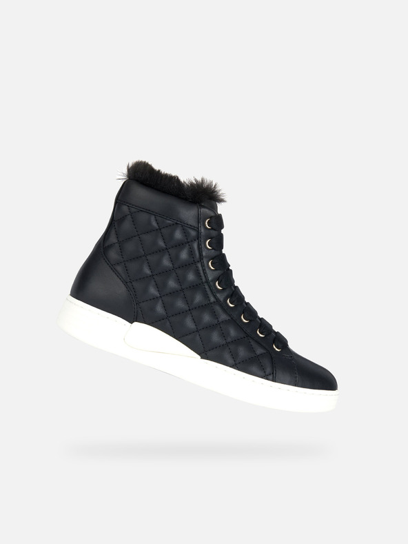 Geox Črne ženske superge Geox Lauressa A - Nappa