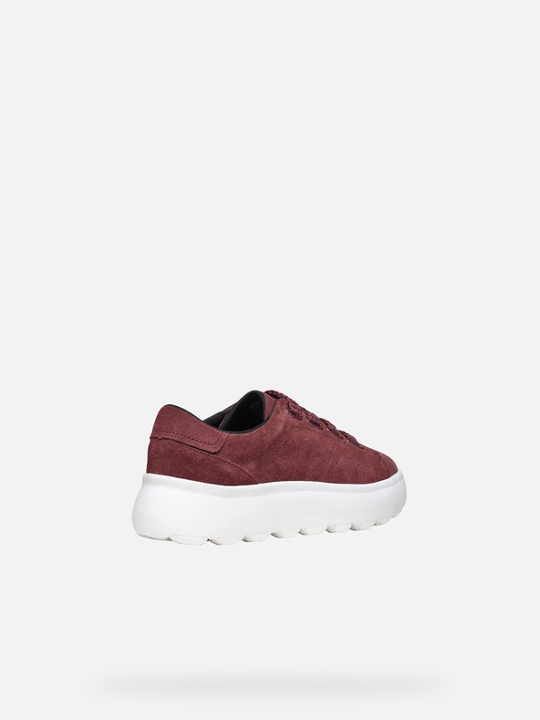 Geox Vínové dámske tenisky Geox Spherica EC4.1