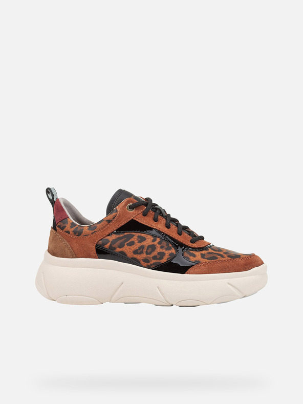 Geox Rjave ženske superge Geox Nebula 2.0 X