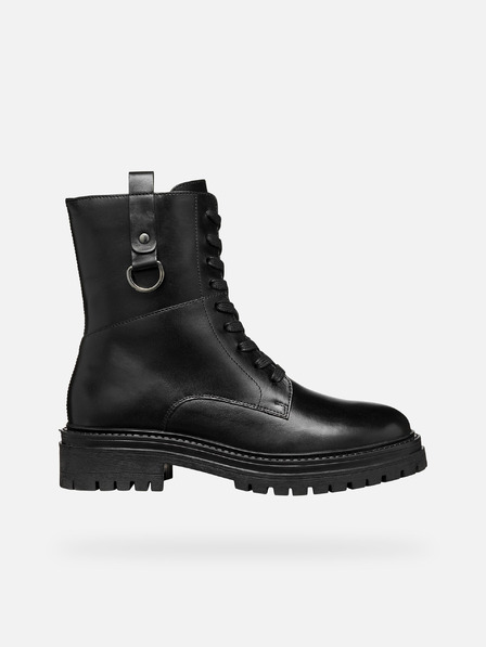 Geox Črni ženski gležnjarji Geox Iridea