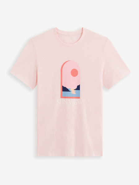 Celio Bombažna majica Žebarak Celio