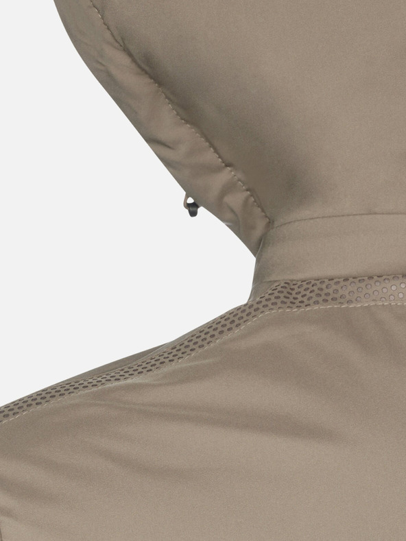 Geox Béžová pánská prošívaná bunda Geox Aurelio