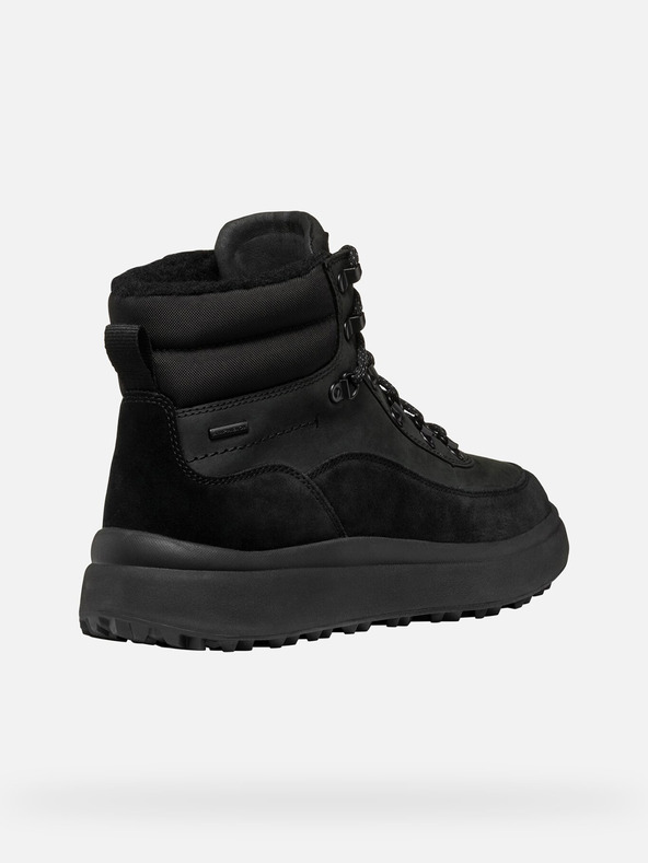 Geox Črni moški gležnjarji Geox Granito + Grip B A