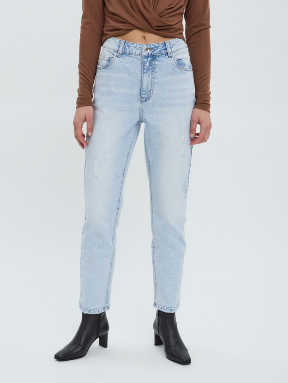 Vero Moda Svetlo modre kavbojke ravnega kroja VERO MODA Brenda