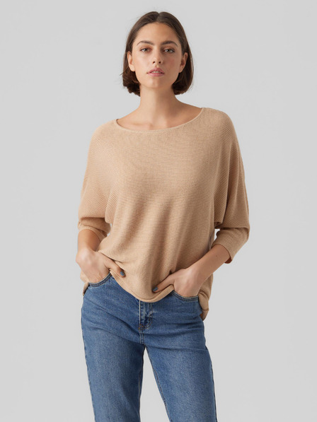 Vero Moda Ženski bež pulover VERO MODA Nora