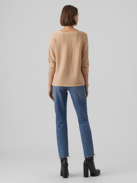 Vero Moda Ženski bež pulover VERO MODA Nora