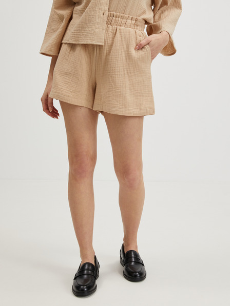 Vero Moda Bež ženske kratke hlače VERO MODA Natali