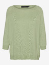 Vero Moda Svetlo zelen lahkoten pulover VERO MODA Nellie