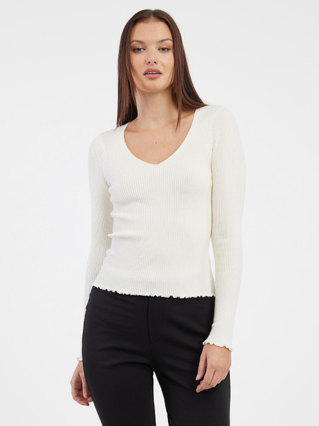 Vero Moda VERO MODA Evie kremni ženski pulover