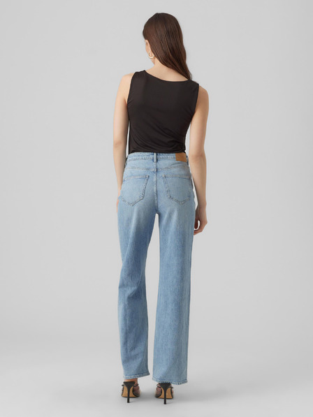 Vero Moda Črna ženska majica VERO MODA Bianca