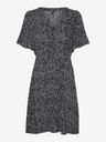 Vero Moda Temno modra ženska vzorčasta obleka Vero Moda Alba