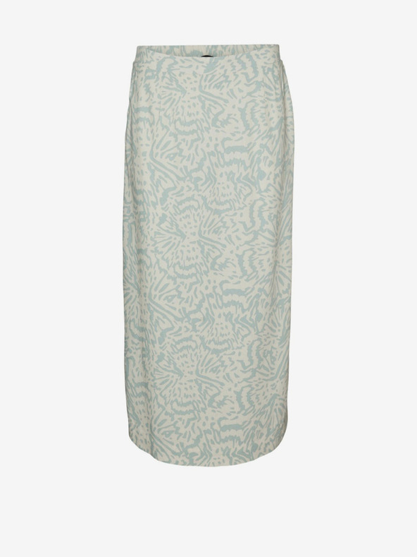 Vero Moda Krem vzorčasto midi krilo s platnom Vero Moda Mymilo