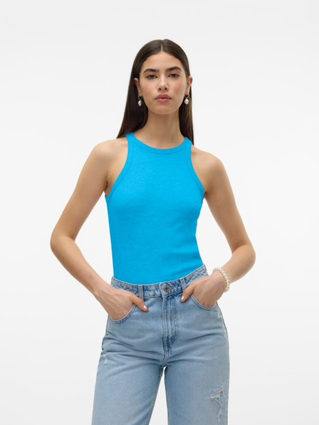Vero Moda Modra osnovna majica Vero Moda Chloe