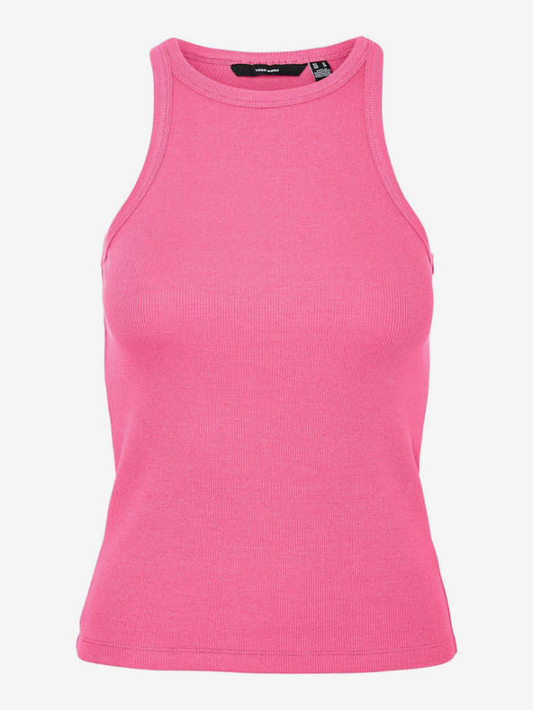Vero Moda Temno roza ženska osnovna majica Vero Moda Chloe