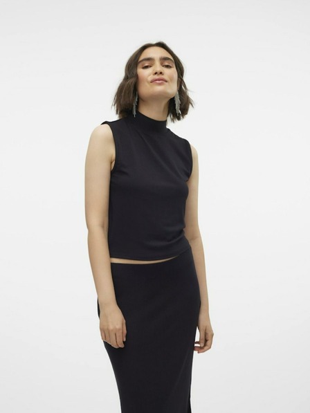 Vero Moda Črna ženska majica Vero Moda Mary
