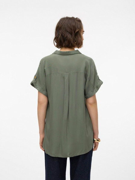 Vero Moda Zelena majica Vero Moda Bumpy za ženske