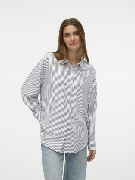 Vero Moda Črno-bela črtasta ženska majica Vero Moda Nora