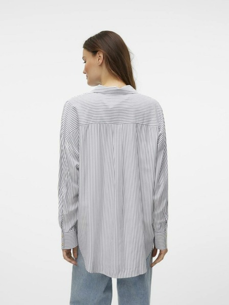Vero Moda Črno-bela črtasta ženska majica Vero Moda Nora