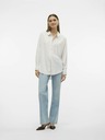 Vero Moda Bežno-belo črtasto žensko majico Vero Moda Nora