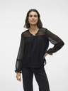 Vero Moda Črna bluza Vero Moda Leah