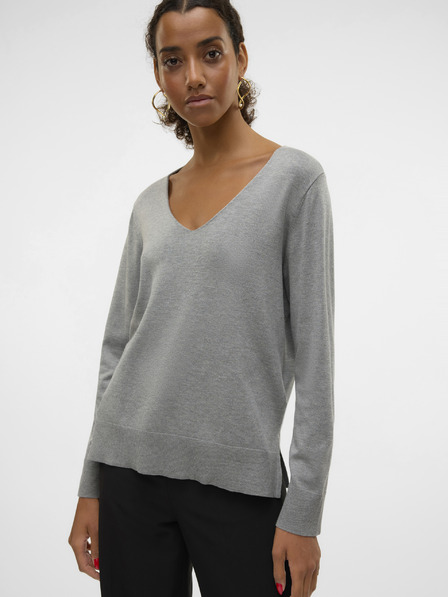 Vero Moda Siv ženski pulover Vero Moda Silje