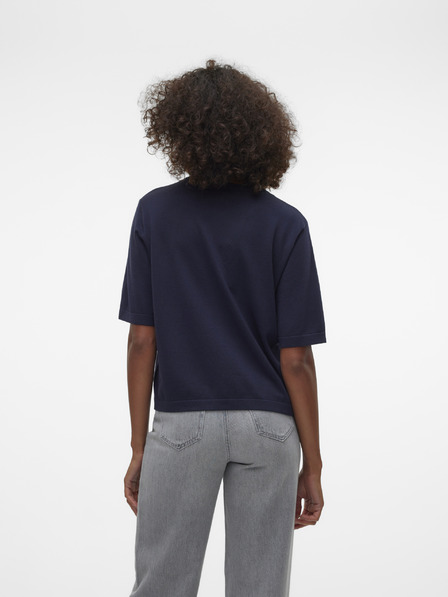 Vero Moda Temno modra ženska jopica s kratkimi rokavi Vero Moda Silje