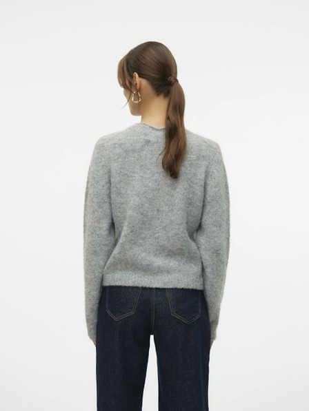 Vero Moda Svetlo siv ženski pulover Vero Moda Novah
