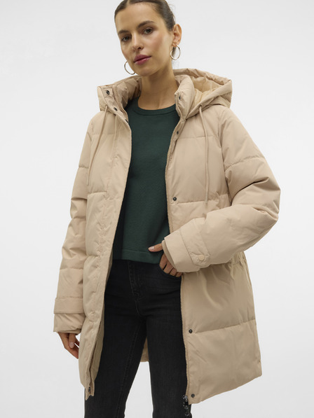 Vero Moda Vero Moda Leonielea Bež Ženski puhovnik