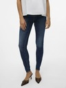 Vero Moda Temno modre ženske oprijete kavbojke Vero Moda