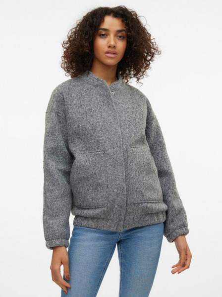 Vero Moda Siv ženski bomber Vero Moda Amber