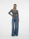 Vero Moda Bela in črna ženska črtasta majica Vero Moda Chloe
