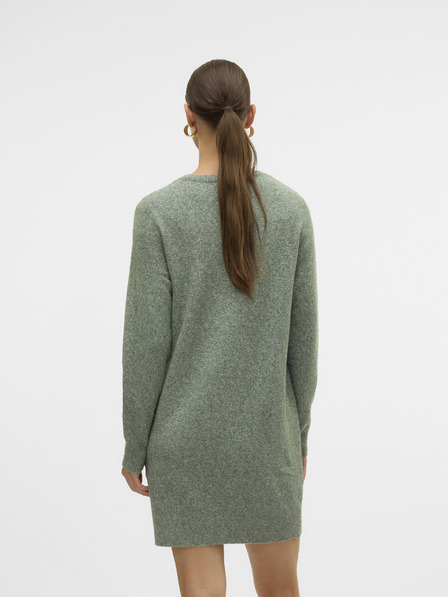 Vero Moda Vero Moda Zelena ženska obleka s puloverjem