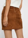 Vero Moda Rjavo semišasto krilo VERO MODA Donna Dina