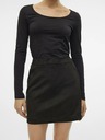 Vero Moda Črno krilo iz semiša VERO MODA Donna