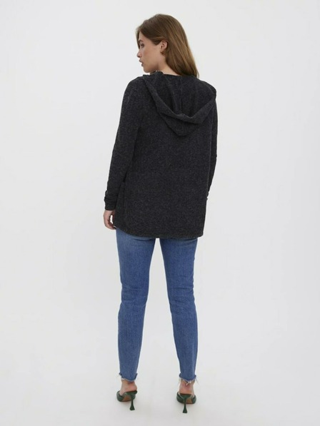 Vero Moda Črna jopica s kapuco VERO MODA Doffy