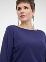 Orsay Temno modra ženska majica z dolgimi rokavi ORSAY
