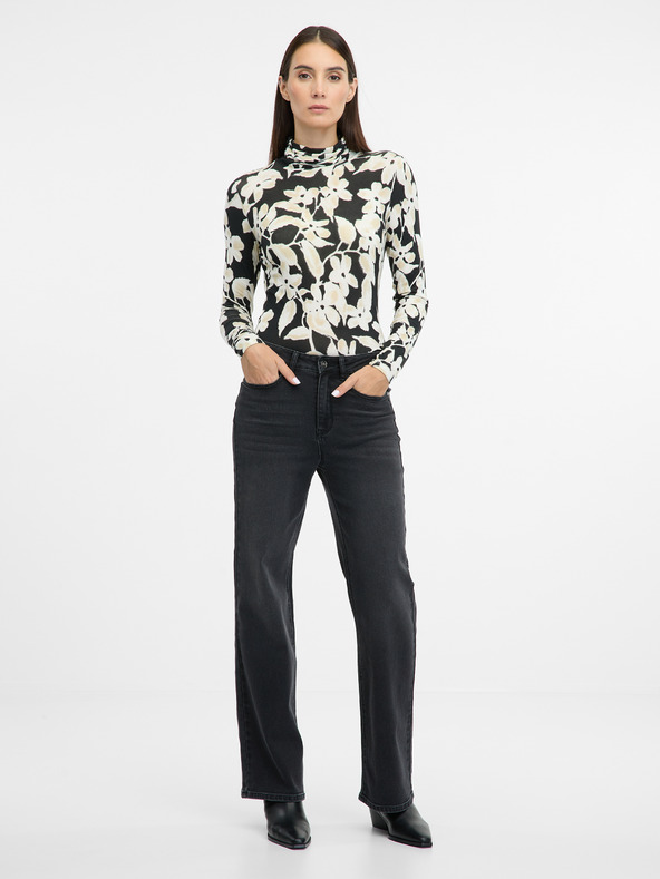 Orsay Črn ženski puli z vzorcem ORSAY