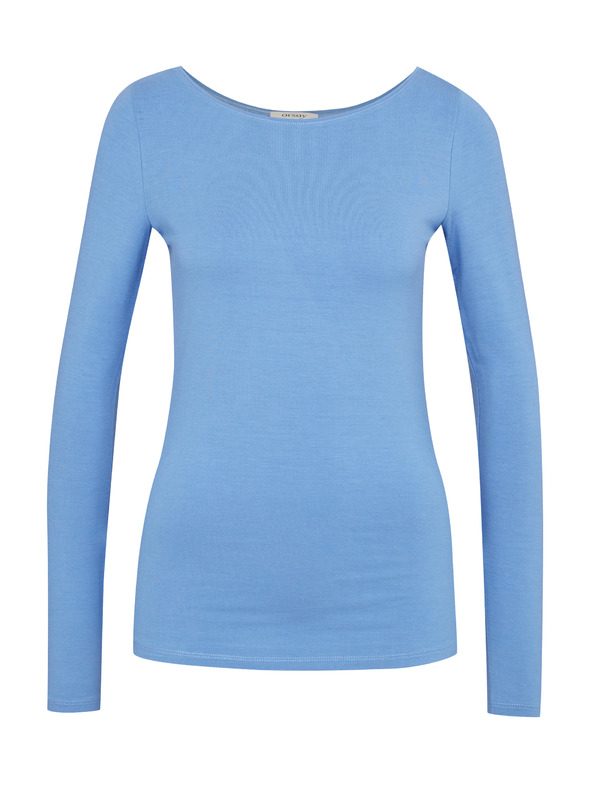 Orsay Modra ženska majica z dolgimi rokavi ORSAY