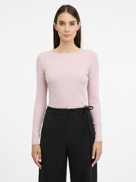 Orsay Svetlo roza ženska majica z dolgimi rokavi ORSAY