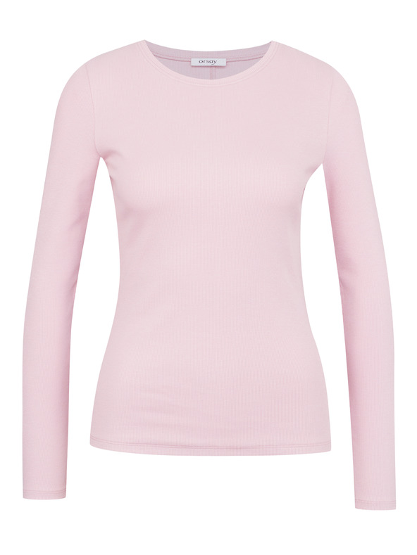 Orsay Svetlo roza ženska majica z dolgimi rokavi ORSAY
