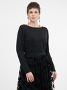 Orsay Črna ženska majica z dolgimi rokavi ORSAY