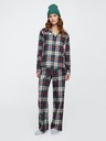 GAP Oversize flanelová pyžamová košeľa
