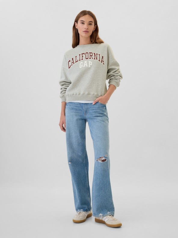 GAP Oversize pulover z logotipom GAP