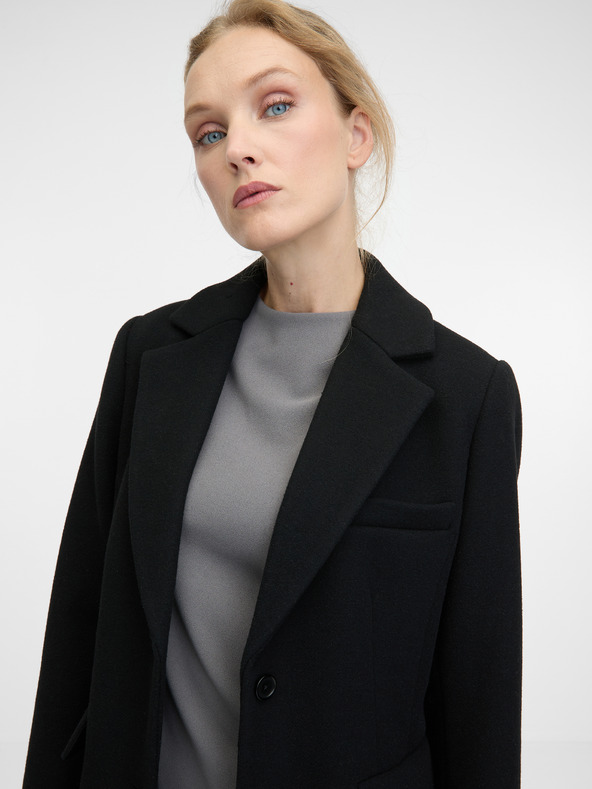 Orsay Črn ženski plašč ORSAY