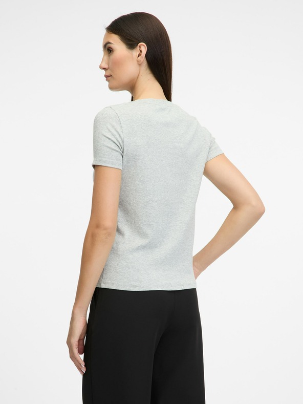 Orsay Svetlo siva ženska majica s kratkimi rokavi ORSAY