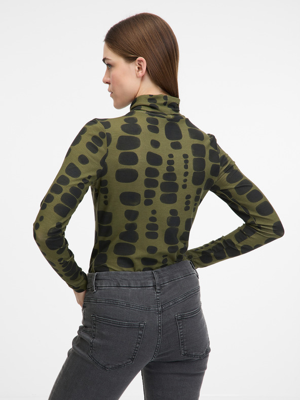 Orsay Zelena ženska majica z dolgimi rokavi ORSAY