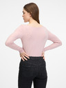 Orsay Svetlo roza ženska majica z dolgimi rokavi ORSAY