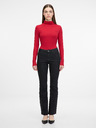Orsay Rdeča ženska majica z dolgimi rokavi ORSAY